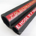 High Temperature Resistance Black Wrap Surface 3 Inch Flexible Water Mud  Suction And Discharge Rubber Hose